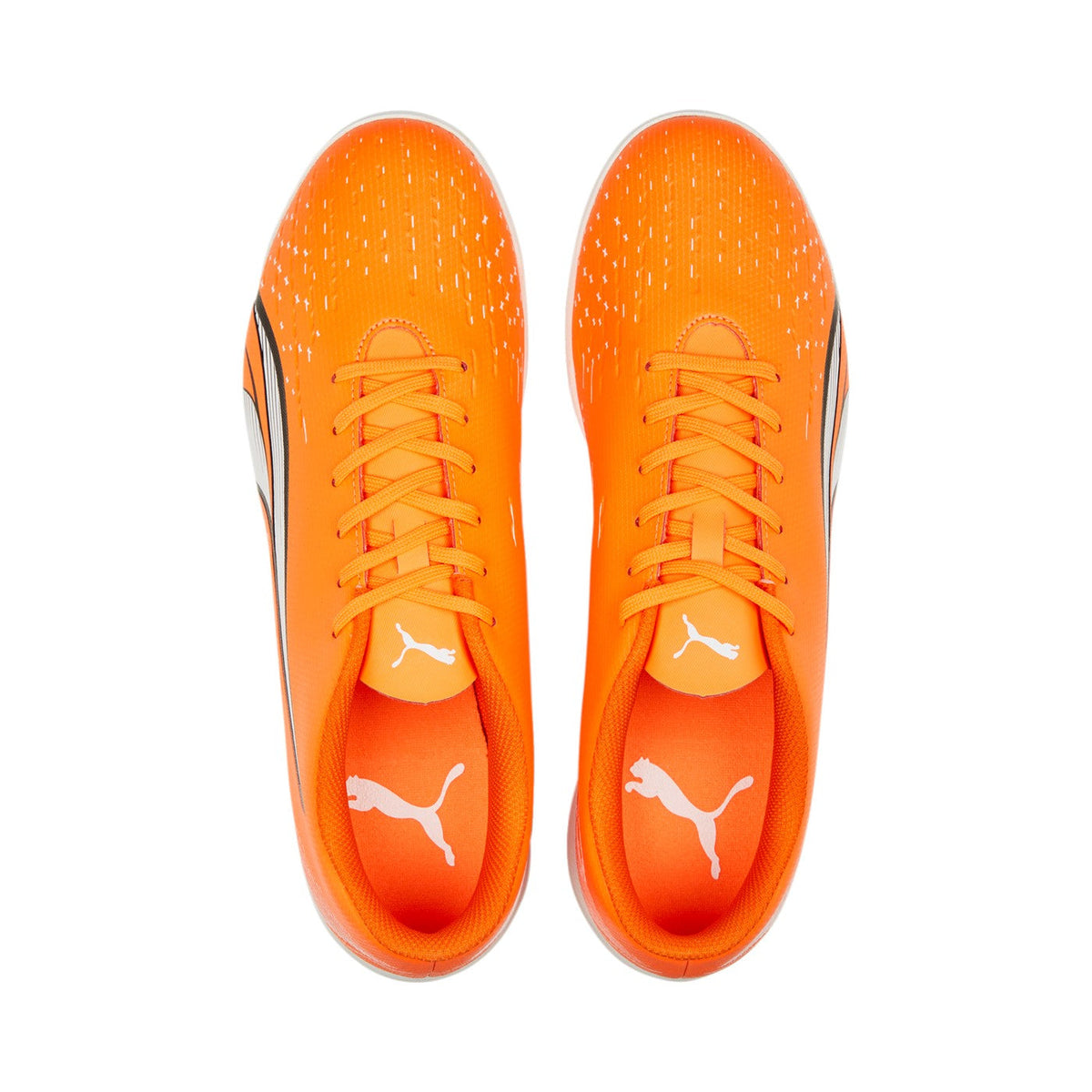 Puma scarpa da calcetto da uomo Ultra Play TT 107226 01 arancione-bianco