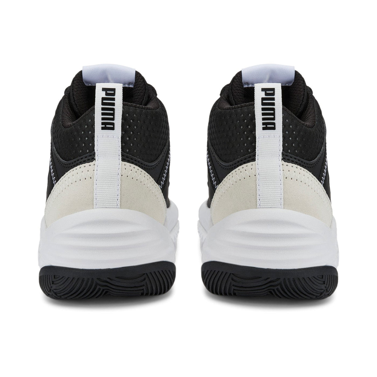 Puma sneakers alta da ragazzo Rebound Future Evo Core Jr 386170 01 black-white