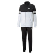 Puma tuta sportiva da uomo Power Colorblock 670038-01 nero-bianco