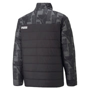 Puma Giacca da uomo trapuntata e stampa ESS Padded AOP Jacket 849347 01 nero