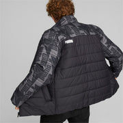 Puma Giacca da uomo trapuntata e stampa ESS Padded AOP Jacket 849347 01 nero
