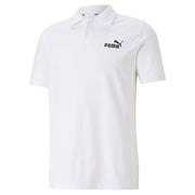 Puma Polo manica corta da uomo in cotone pique 586674-02 bianco
