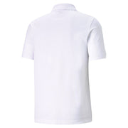 Puma Polo manica corta da uomo in cotone pique 586674-02 bianco