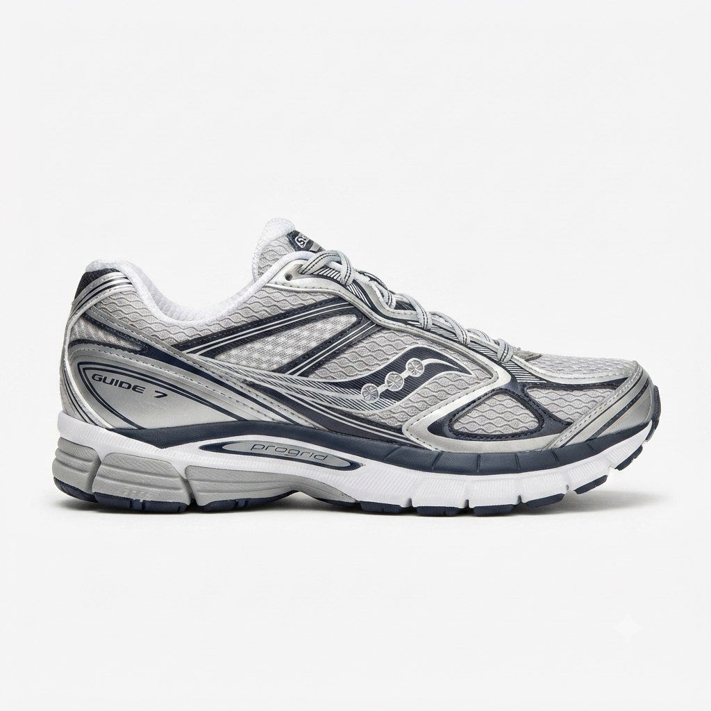 Saucony ProGrid Guide 7 S101493-1002 Uomo Grigio - Sneakers