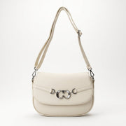 Charro Borsa Saddle Beige con Doppio Anello