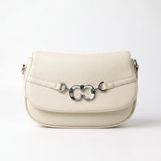 Charro Borsa Saddle Beige con Doppio Anello