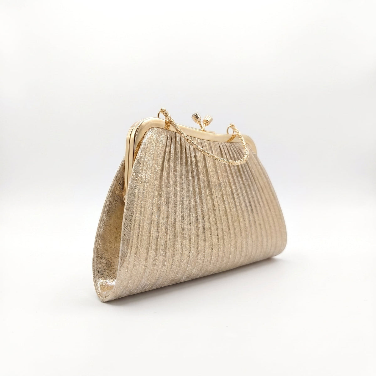 Diva Soft Pouch Borsa con Strass Oro
