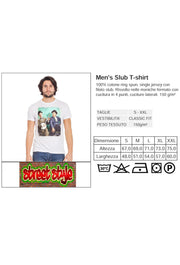 Stanlio e Olio T-shirt Uomo Urban Slub Cotone