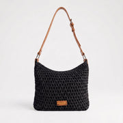 Nella Borsa Hobo Intrecciata in Corda di Cotone