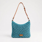 Nella Borsa Hobo Intrecciata in Corda di Cotone