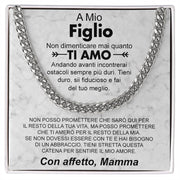 Collana da Uomo - A Mio Figlio, con Affetto Mamma
