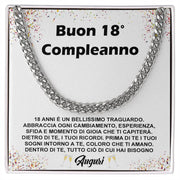 Collana Uomo - Compleanno 18 anni.