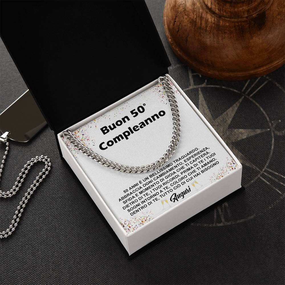 Collana Uomo - Compleanno 50 anni.