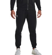 Pantaloni Jogger Essential Fleece Uomo Black/White