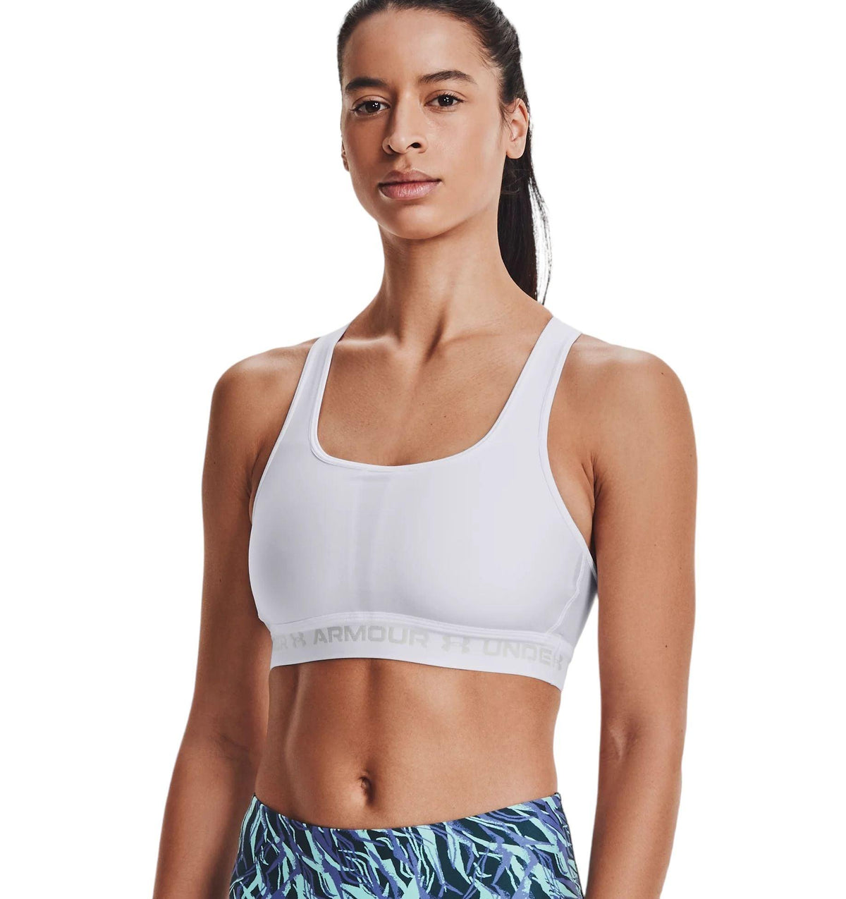 Top Mid Crossback Sport Donna White/Halo Gray