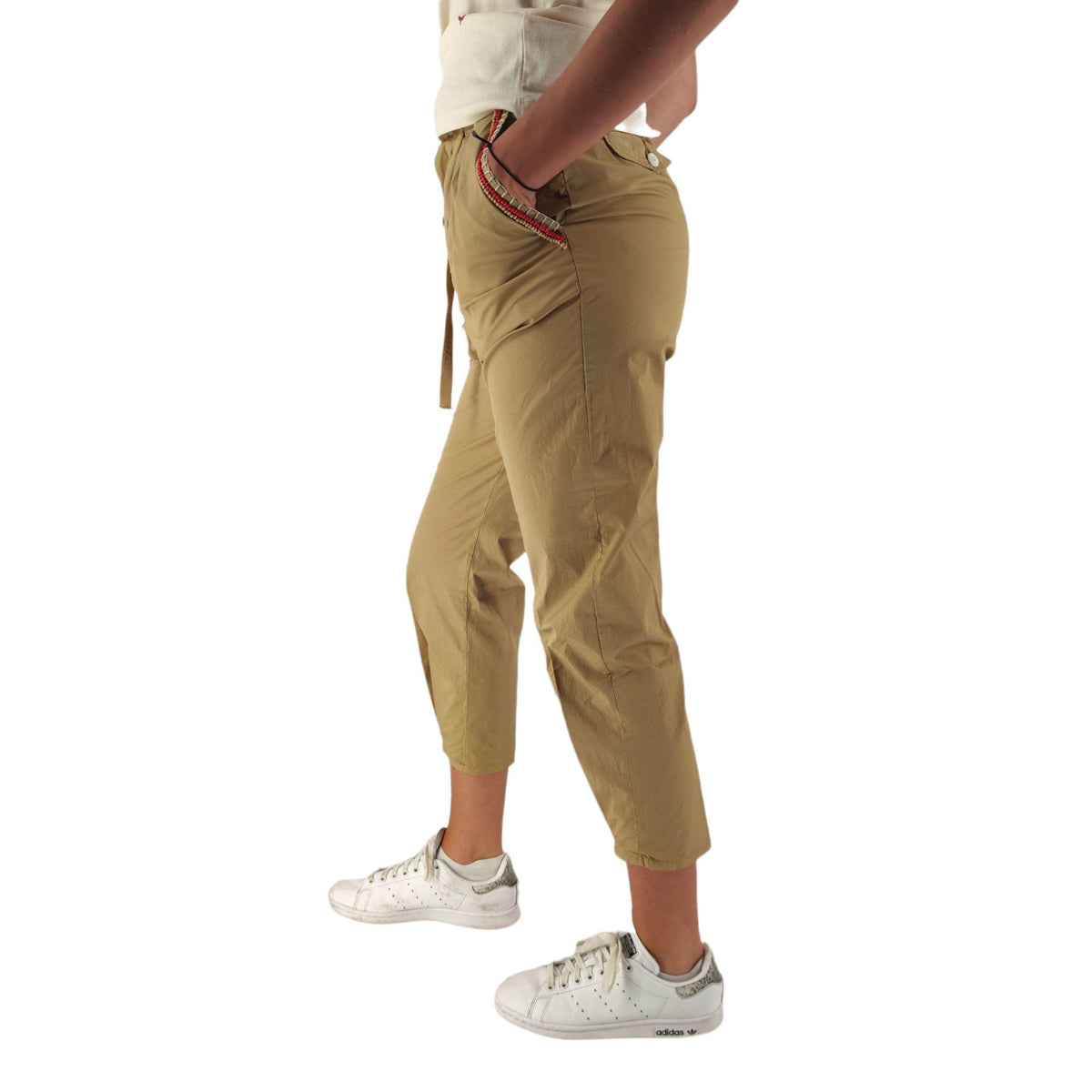 Pantaloni Rita Donna Beige