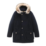 Giacca Arctic Detachable Fur Uomo Melton Blue
