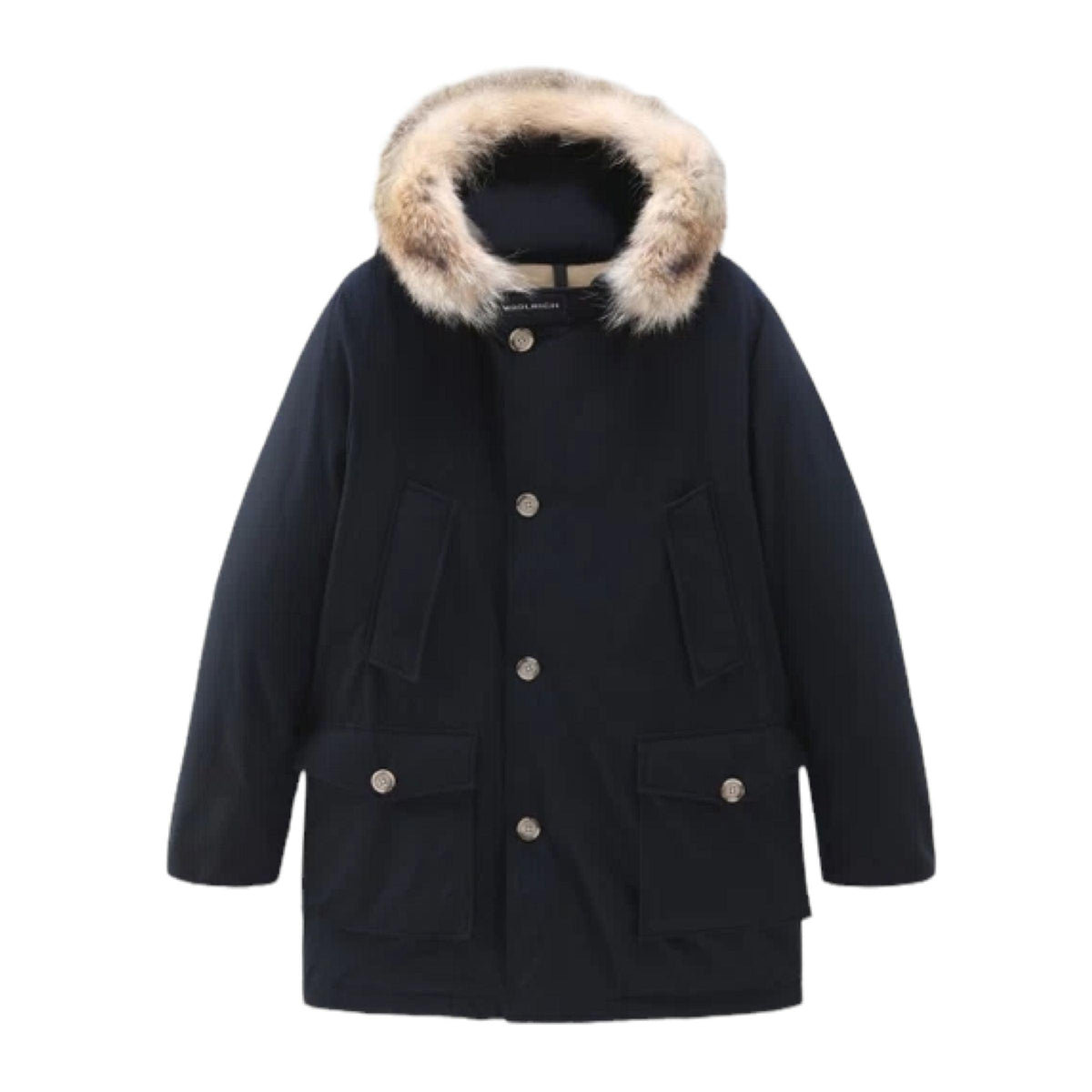 Giacca Arctic Detachable Fur Uomo Melton Blue
