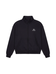 PXP Felpa uomo con zip e collo alto Essentials 2633209 BK nera